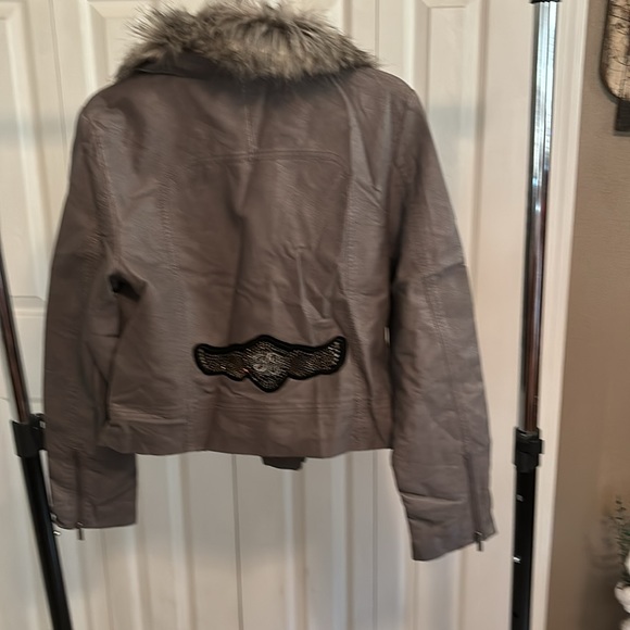 Kitson LA Jacket With Fur - Picture 3 of 6